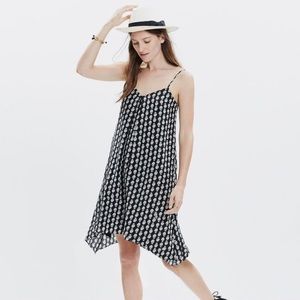 🌟 Madewell silk trapeze dress